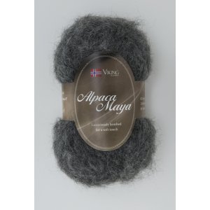 Fil Viking Alpaga Maya 50g - Gris (715)