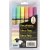 Stylos textile dco - 3 mm - couleurs fluo - 6 pcs