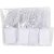 Etiquettes en carton fort - 25 x 40 mm - blanc - 100 pcs