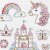 Stickers diamants - licornes