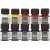 Peinture pour verre transparente - couleurs mlanges - 10 x 30 ml