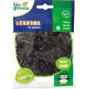 Perles tube Go green 1000 pcs Noir