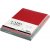 Cartes et enveloppes - vert et rouge - 11,5 x 16,5 cm - 50 sets