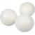 Boules en polystyrne - blanc - 8 cm - 25 pcs