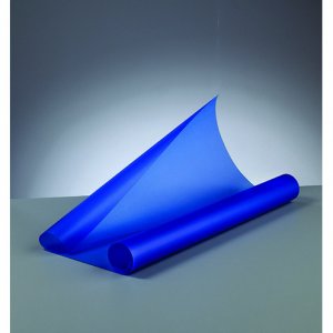 Rouleau de papier transparent 50,5 x 70 cm - bleu 115 g/m