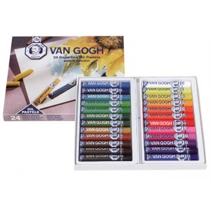 Pastels  l'huile Van Gogh dans un coffret