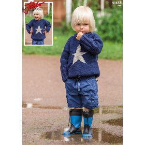 Patron tricot - Pull enfant avec toile