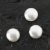 Perles de cire en verre 4 mm 60pcs - Blanc