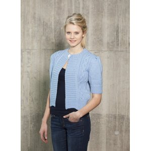 Patron tricot - Cardigan tricot  manches courtes