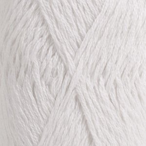 Fil DROPS Belle Uni Color - 50g - Blanc (01)