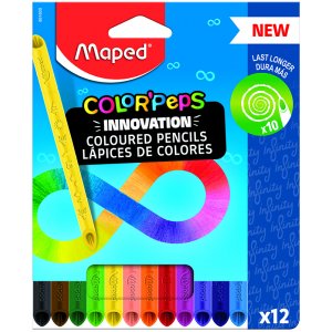 Coffret crayons de couleur - Maped - Color'Peps Infinity lot de 12