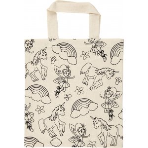 Sac textile - nature claire - licorne