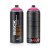 Peinture en arosol Montana Noir 400ml - Infra Rose