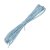 Cordon coton cir  1 mm / 6 m - bleu clair