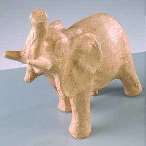 Figurine PappArt 15 x 6,5 x 15 cm - lphant