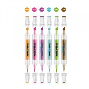 Set de marqueurs aquarelle Aqua Twin 6 Pens - Couleur II