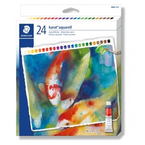 Peinture aquarelle 12 ml - 24 couleurs