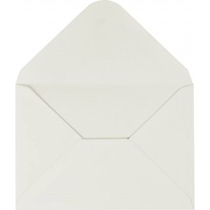 Enveloppe - blanc cass - 11,5 x 16 cm - 10 pcs