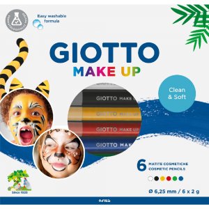 Crayon de maquillage Giotto pack de 6 - Classique