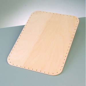 Fond de panier 34 x 24 cm / 4 mm - rectangulaire, fibre de bois