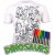 Colorie ton T-shirt - Dinosaures - 5-6 ans