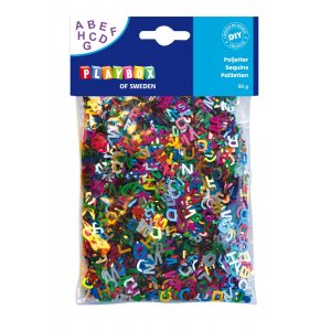 Paillettes 50 g lettres