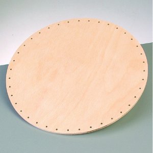 Fond de panier  22 cm / 4 mm - rond, fibre de bois