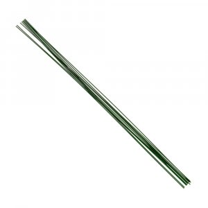 Fil  relier 1,2 mm / 40 cm - vert paquet de 10