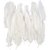 Plumes d'oie - blanches - 70 pcs