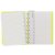 Carnet Filofax Saffiano - A5 Lign - Gris/Jaune