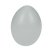 Oeufs en plastique 60 x 40 mm - paquet de 50 - blanc