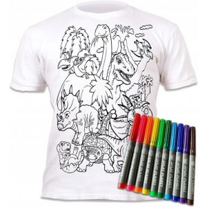 Colorie ton T-shirt - Dinosaures