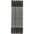 Marqueurs textiles - noirs - 6 pcs