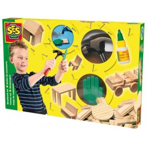 Jeu de construction en bois