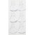 Autocollants - blanc - robe - 6 pcs