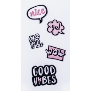 Autocollants textiles - Good Vibes