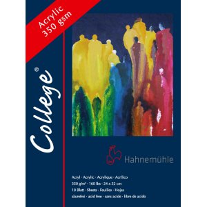 Bloc acrylique Hahnemhle Collge 350g