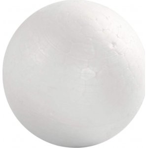 Boules en polystyrne - blanc - 6 cm - 50 pcs