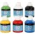 Peinture scolaire - Acrylique - couleurs primaires - mate - 6 x 500 ml