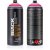 Peinture en arosol Montana Noir 400ml - True Magenta