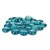 Boules de Verre Irises 18-20 mm 100g - Turquoise Clair