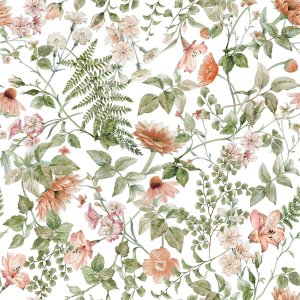 Tissu cir textile Jasmin pche 101