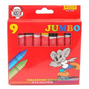 Crayons Sense Jumbo - 9 crayons