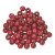 Perles en bois 6 mm - rouge fonc paquet de 110 diamtre trou 2,0 mm