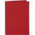 Cartes et enveloppes - rouge - 11,5 x 16,5 cm - 6 sets