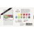 Peintures aquarelle Art Aqua - peintures mtalliques - 12 pcs