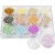 Perles de rocaille - couleurs pastel - 12 x 17 g