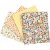 Tissu patchwork - jaune - 4 pcs