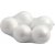 Boules en polystyrne - blanc - 6 cm - 5 pcs