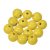 Perles en bois 10 mm - jaune 53 pcs. diamtre du trou 2,5 mm